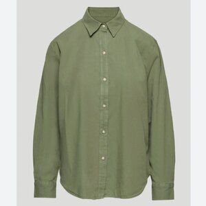 Aritzia Denim Forum The Jane Longsleeve Button Down Shirt